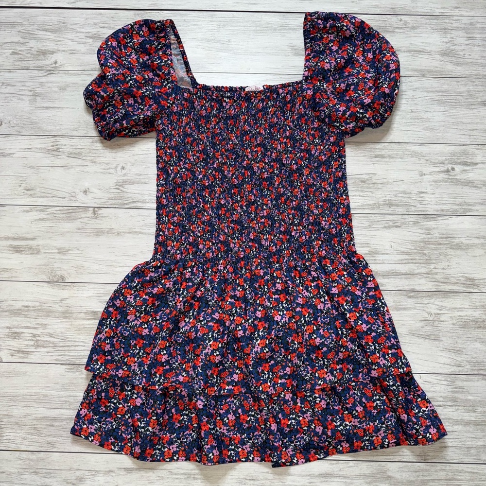 Parker Floral Smocked Dress Size Large